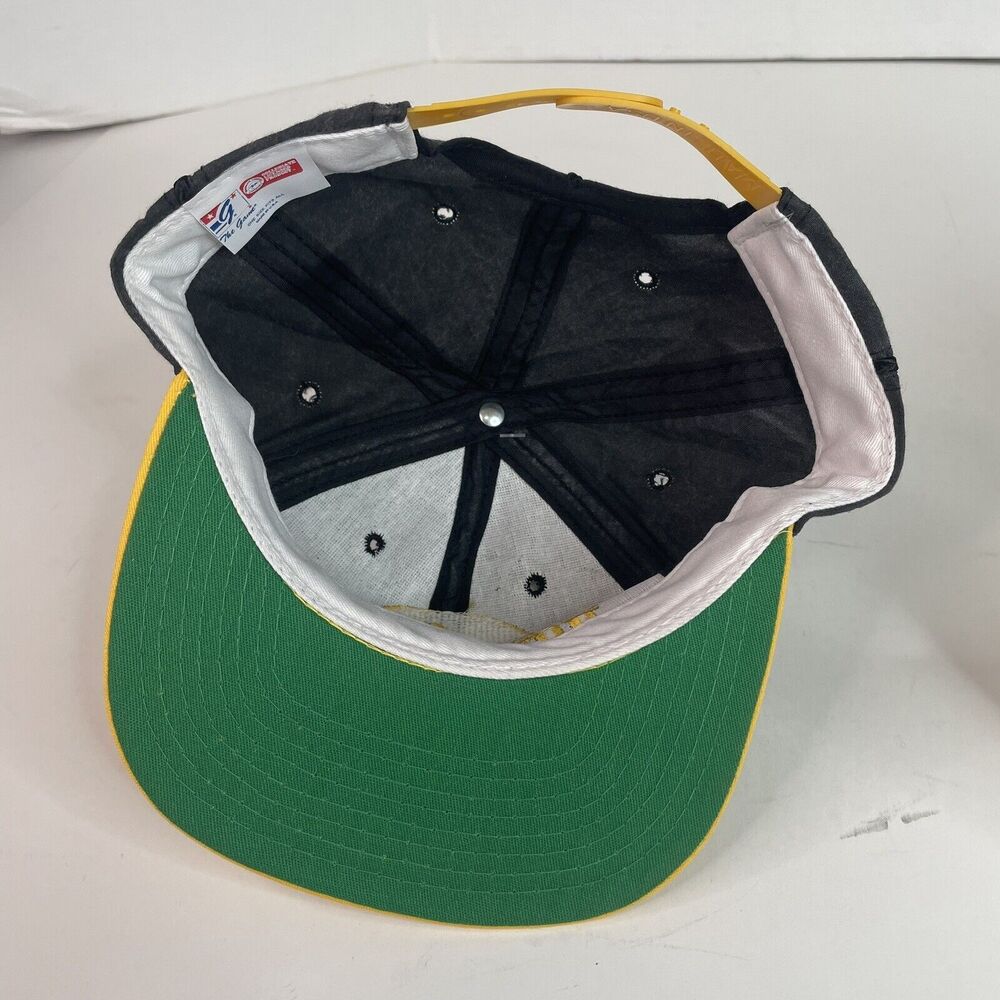 New Vintage Iowa Hawkeyes Snapback Hat, The Game, Black/yellow, Logo, NWT 1992 - Picture 6 of 10